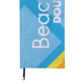 fixation de Beach flag - Oriflamme Classique : Impression Recto/Verso (Voile seule)