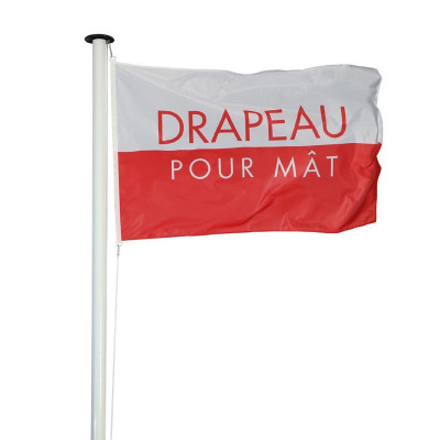 Drapeau pour Mât Classique (forme horizontale)