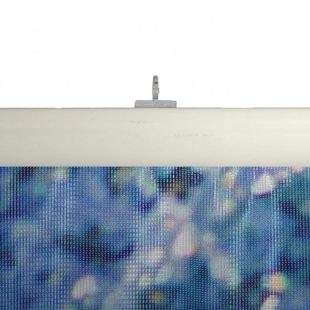 Kakémono Suspendu (Fixation barre de suspension en plastique) - vue fixation haute -MACAP