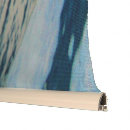 Kakémono Suspendu (Fixation barre de suspension en plastique) - vue contrepoids -MACAP