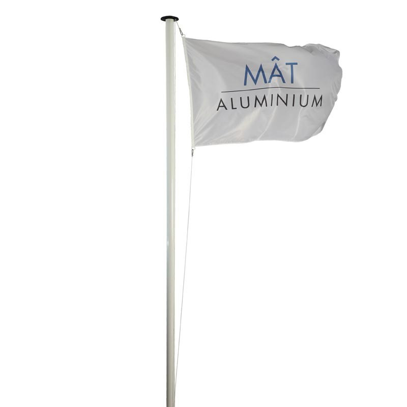 Mât en aluminium de 6m et 7m pour drapeau extérieur - Prozon