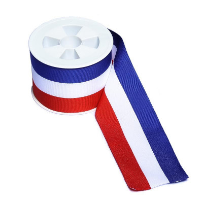 Ruban tricolore France Dimensions : 10 mx38 mm 