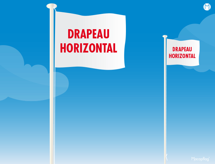 Quel format : horizontal ou vertical et quelles dimensions pour votre drapeau personnalisé ?