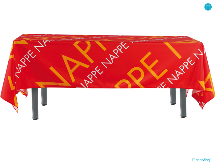 nappe publicitaire personnalisée Macap imprimée à vos couleurs