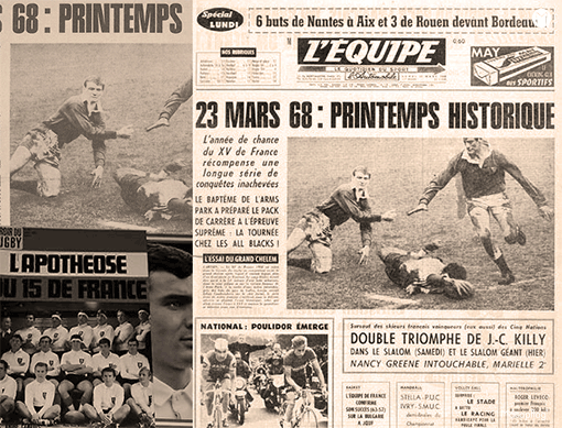 Rugby : Le 23 Mars 1968, la France remporte son premier grand chelem
