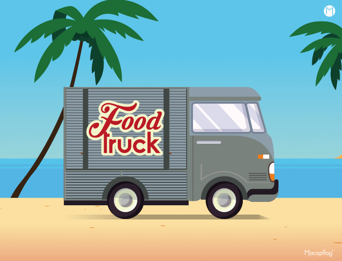 La PLV idéale pour un foodtruck avec des supports faciles à utiliser
