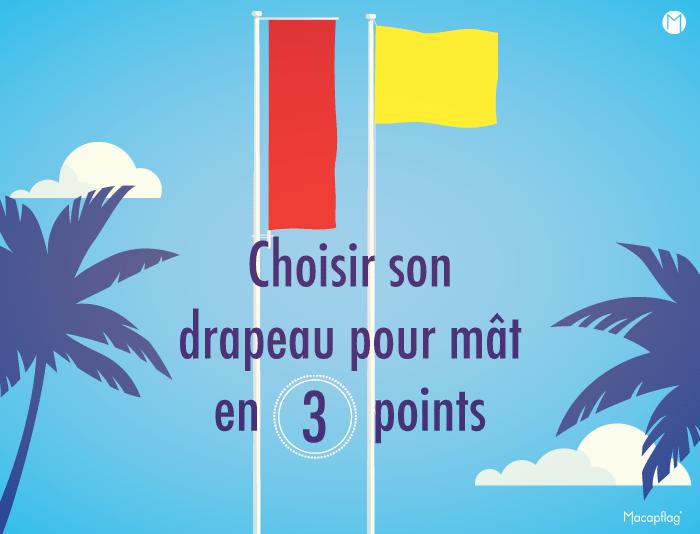 Comment bien choisir votre drapeau pour mât : forme, taille, matière