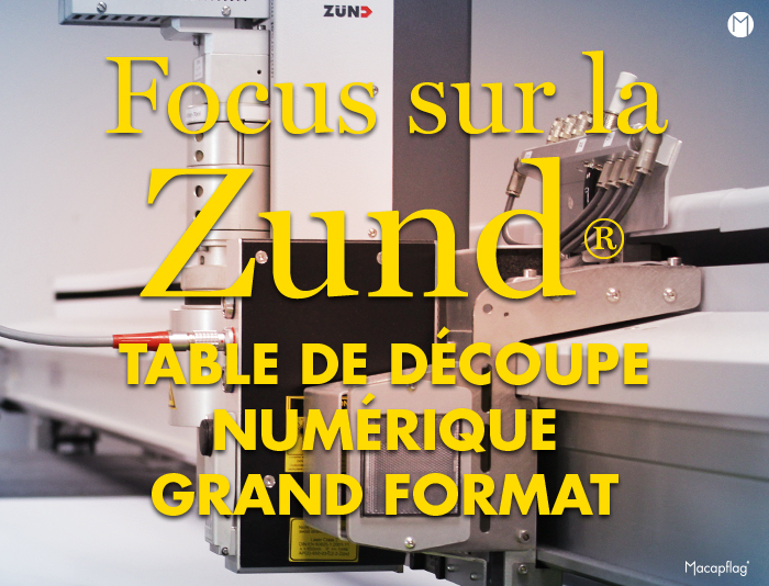 La table de découpe numérique découpe les textiles et PVC