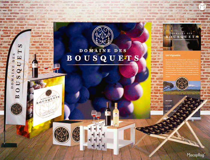 Les outils de PLV et signalétique adaptés à un domaine viticole