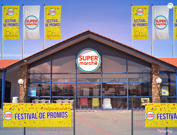 Macap vous propose des supports de PLV adaptés aux supermarchés