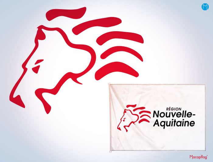 Emblème du drapeau de la région Nouvelle Aquitaine