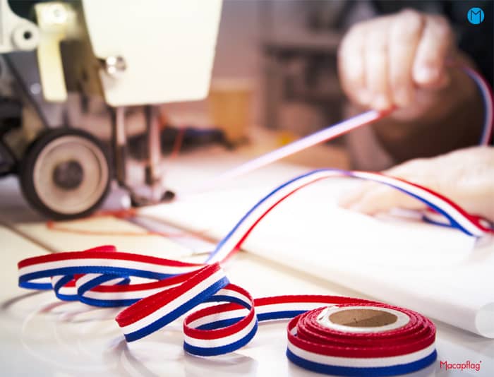 atelier broderie des drapeaux de prestige Macap