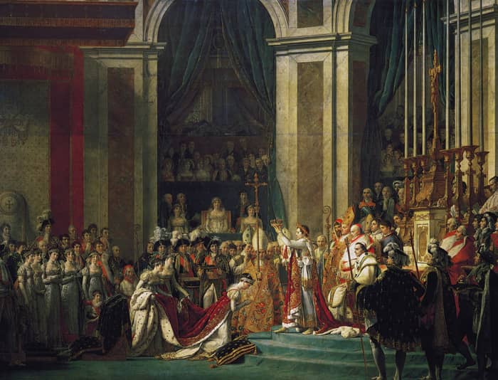 Le sacre de Napoléon, un tableau immense de Jacques Louis David