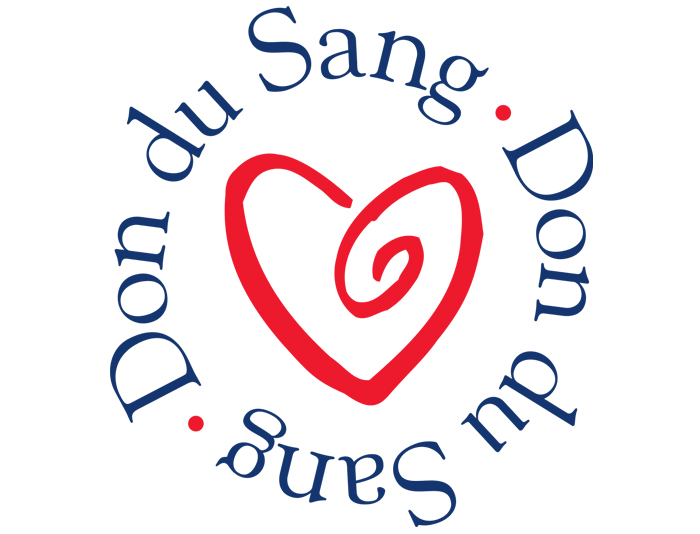 Le logo du don du sang est axé sur la solidarité humaine