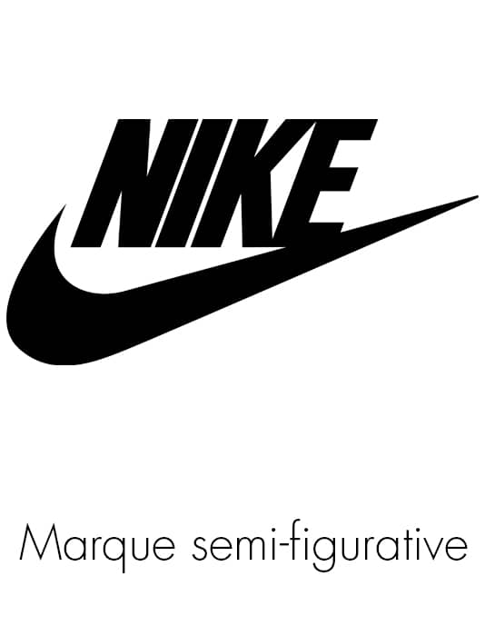 Exemple de marque semi figurative avec la virgule de Nike