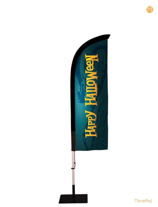 Beach flag personnalisé happy halloween