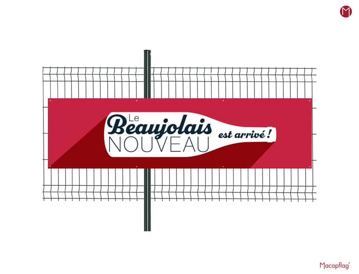 Banderole bache Beaujolais