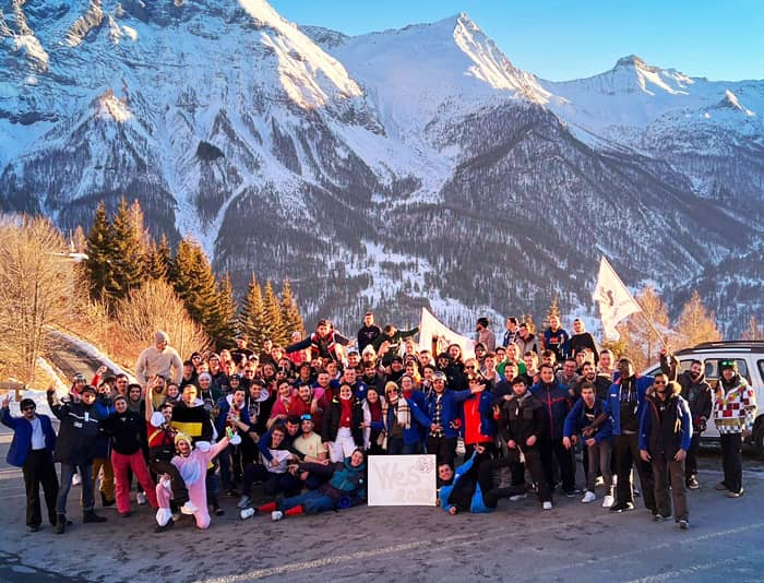 Week end ski des apprentis des Arts et Métiers Aix en Provence