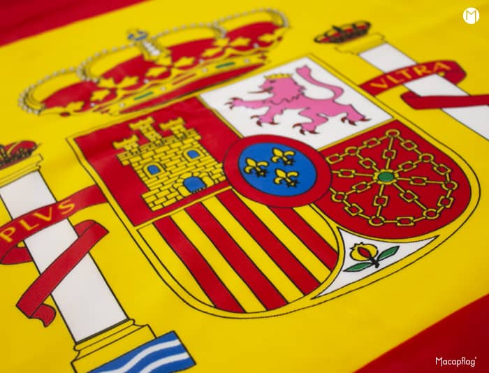 drapeau espagnol imprimé