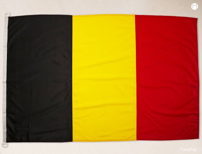 drapeau allemand pour mât avec sangles