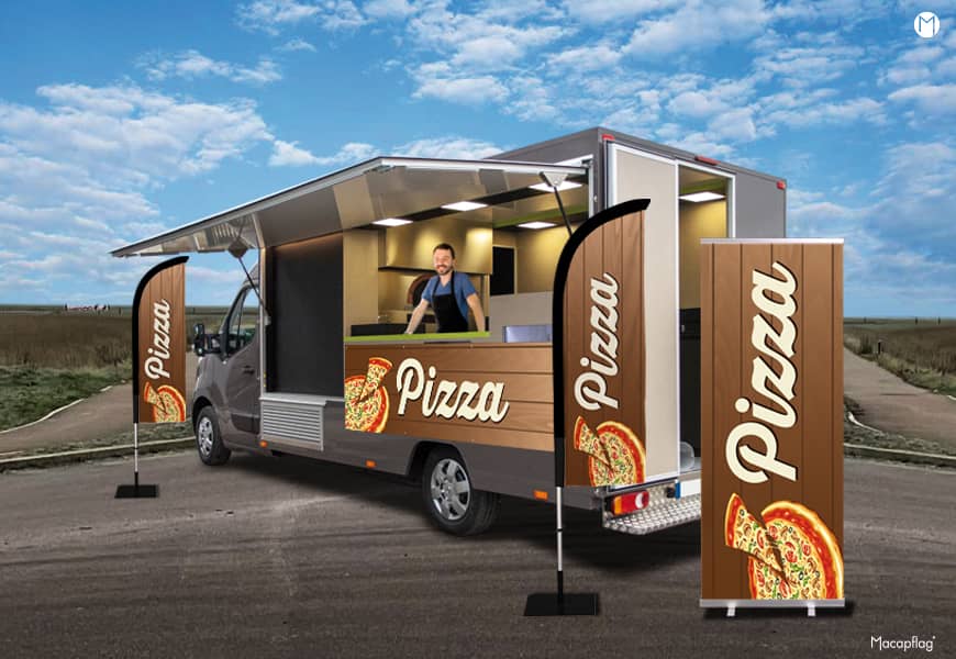 Les 3 éléments de la PLV idéale pour un camion pizza Blog Macap