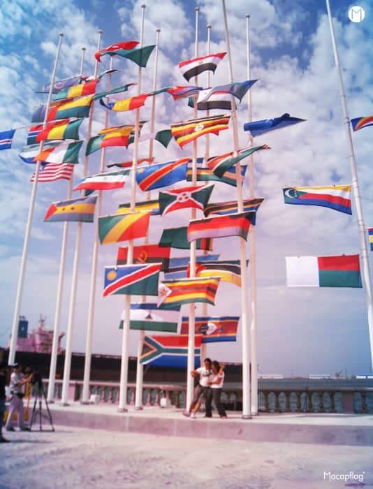 Composition de drapeaux des pays