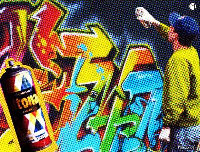 Le graffiti de rue, une composante du hip hop