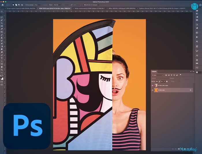 Travail des photos et images sous Photoshop