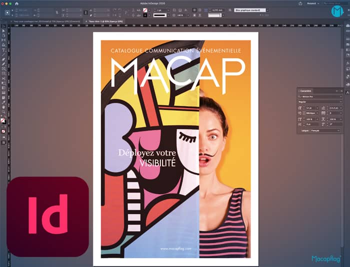 Document source sur Indesign