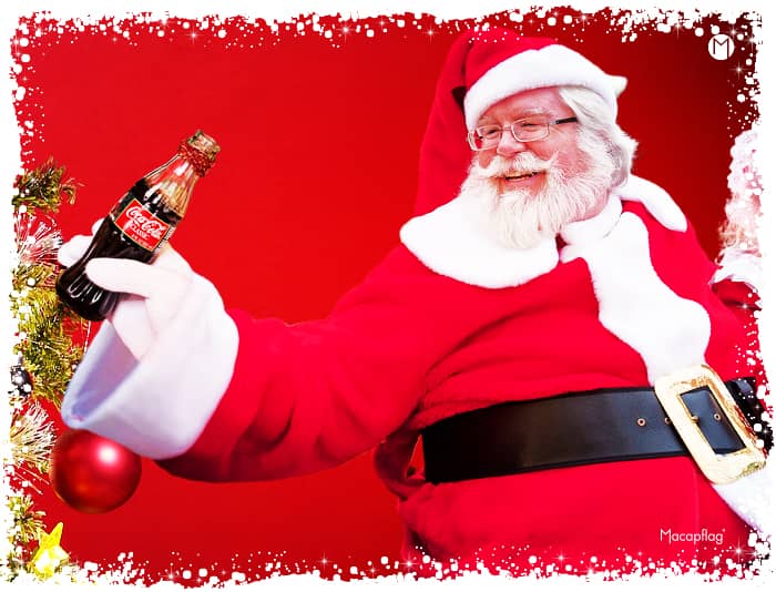 Le Père Noël et Coca Cola