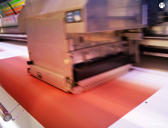 Impression numérique d'un drapeau chez Macap