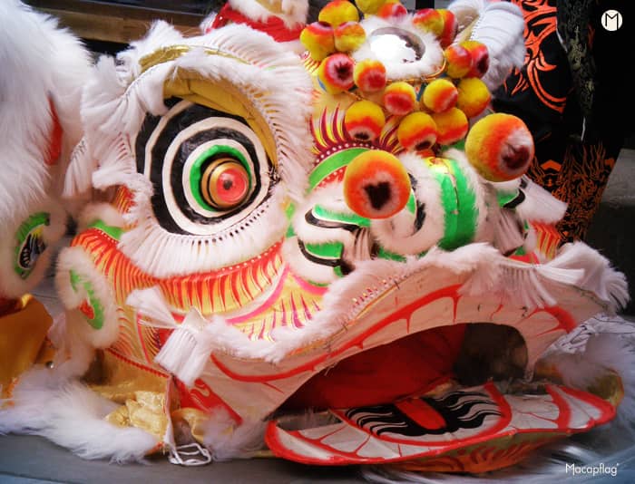 Nouvel an chinois la danse du dragon