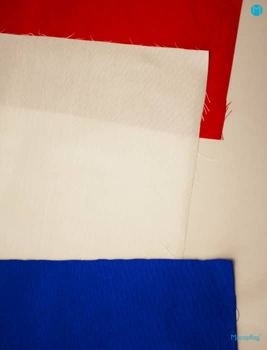 Les 3 couleurs officielles du drapeau France