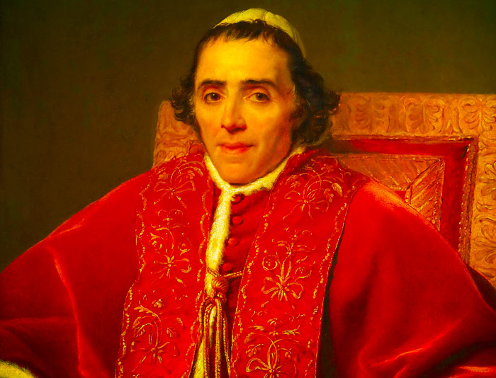 Le pape Pie VII a signé le concordat de 1801