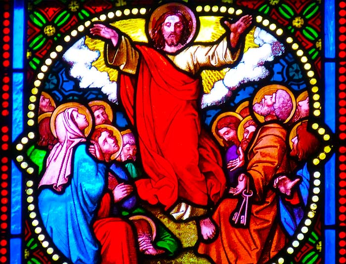 L'ascension de Jésus 40 jours après Pâques