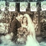 Guirlande de fanions personnalisés pour un mariage