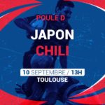 Coupe du monde de rugby match Japon Chili le 10 septembre
