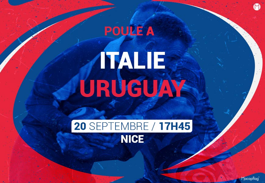 Coupe du monde de rugby 2023 match Italie Uruguay
