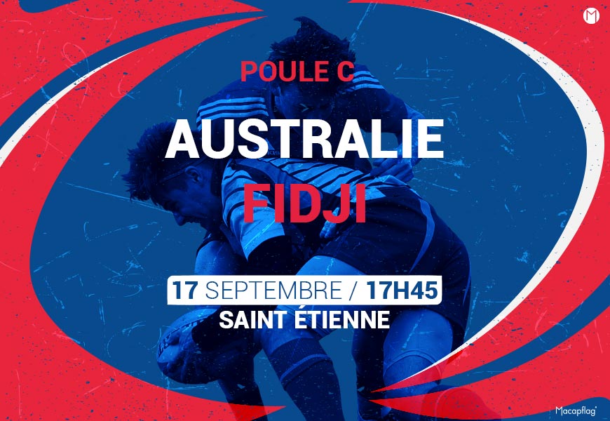 Coupe du monde de rugby 2023 match Australie Fidji