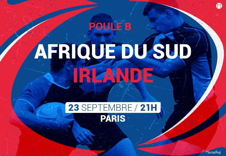 Coupe du monde de rugby 2023 match Afrique du Sud Irlande