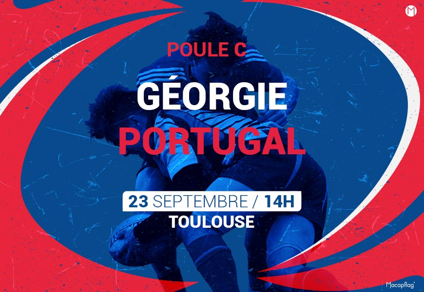 Coupe du monde de rugby 2023 match Géorgie Portugal