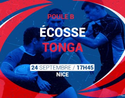 RWC 2023 match Ecosse Tonga à Nice