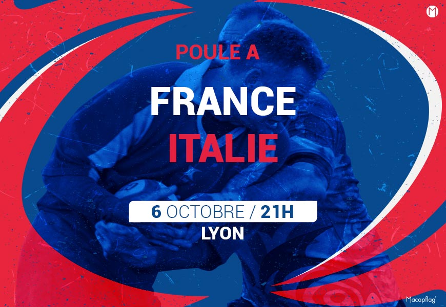 Coupe du monde de rugby 2023 match France Italie