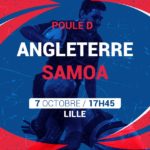Coupe du monde de rugby 2023 match Angleterre Samoa
