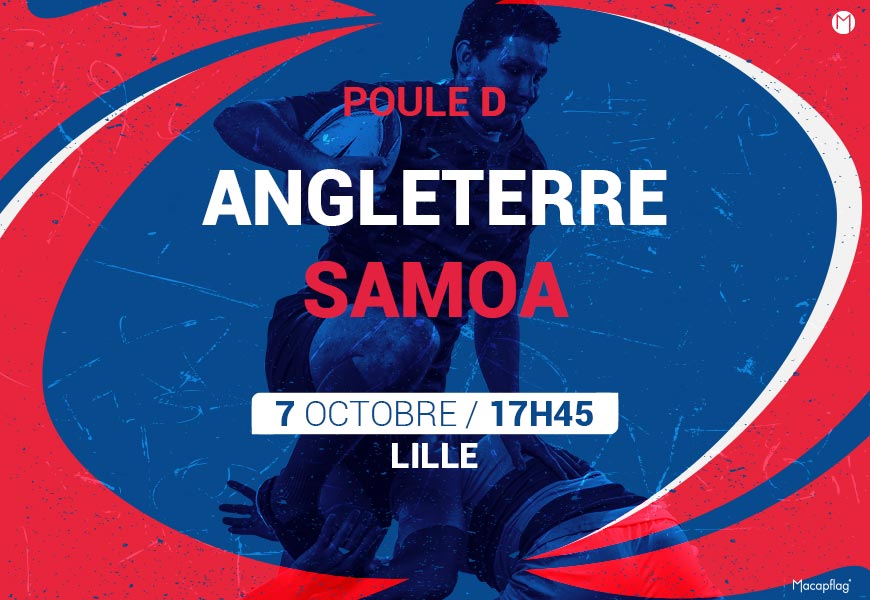 Coupe du monde de rugby 2023 match Angleterre Samoa