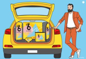 5 supports de communication transportables en voiture