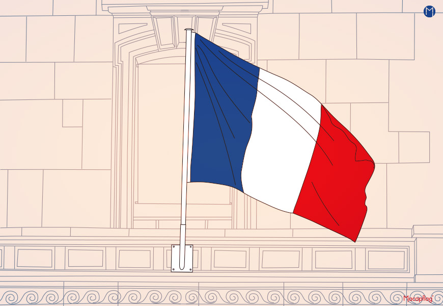 Pavoiser la Mairie avec le drapeau France