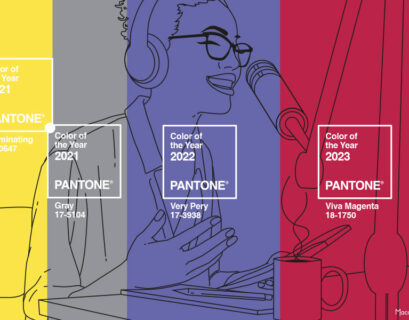 La color of the year de Pantone en 2021 2022 et 2023