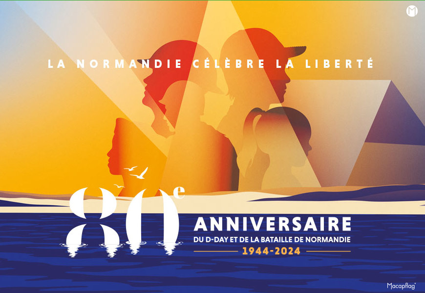 80ᵉ anniversaire du débarquement en Normandie