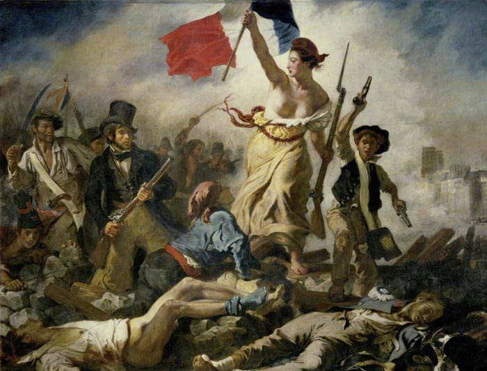 La Liberté guidant le peuple Eugène Delacroix 1830